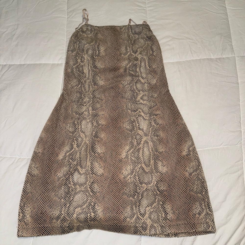 Small urban outfitters snakeskin dress